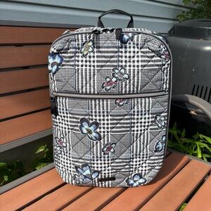Vera Bradley Bedford Plaid Lay Flat Convertible Backpack in Performance Twill